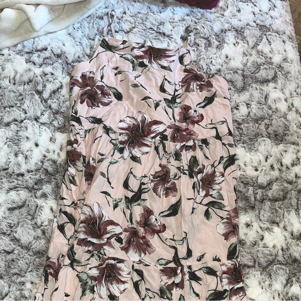 Pink Floral Dress